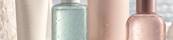 Skincare and body care still life